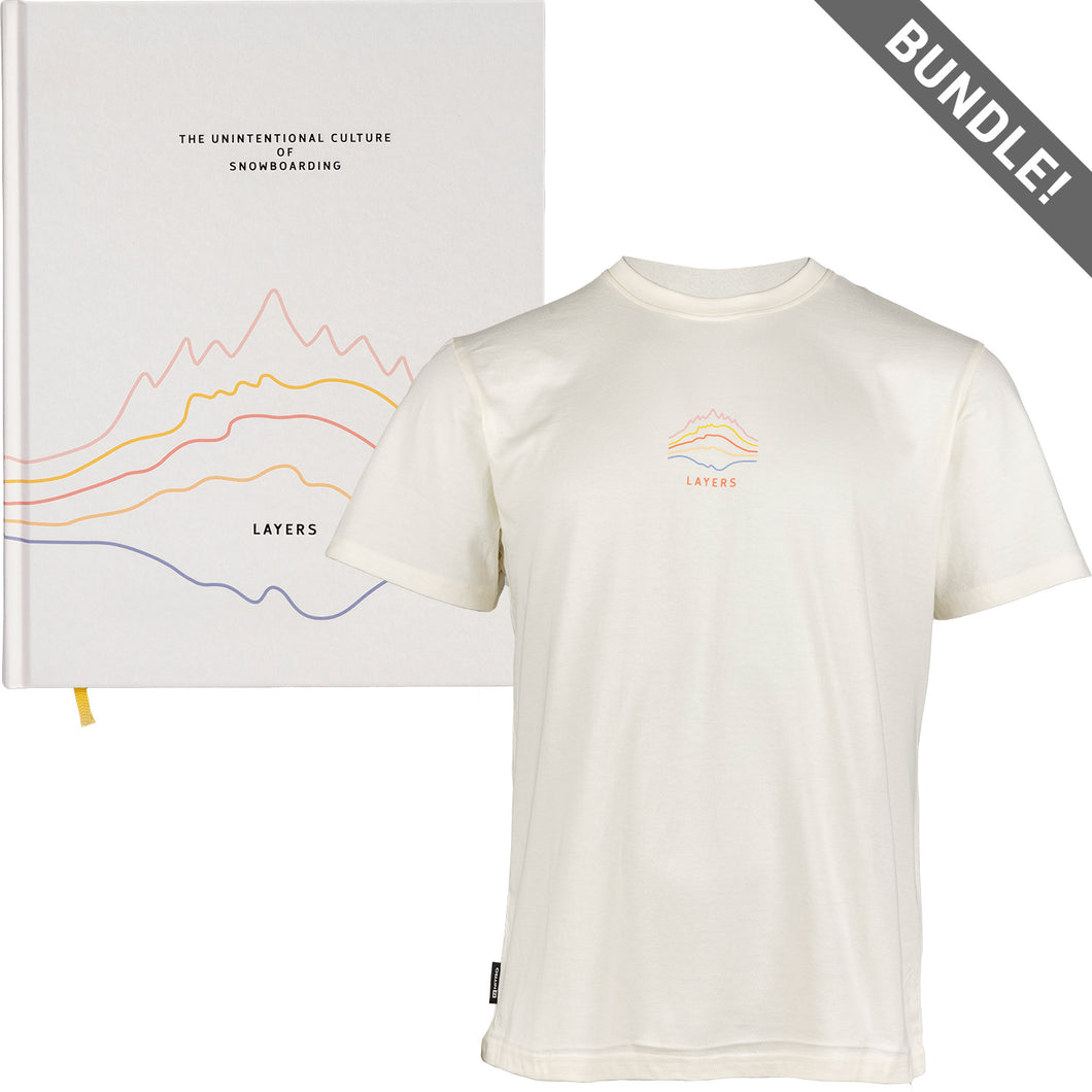 Layers Bundle: Book + T-Shirt Cream